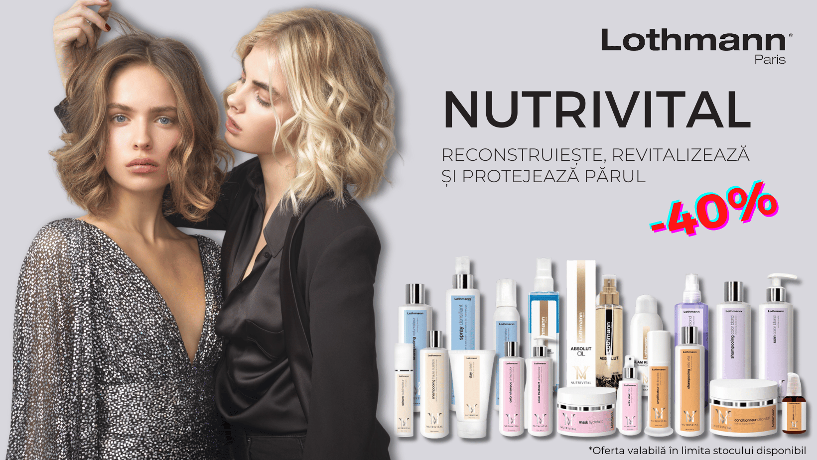 Nutrivital Lothman - reconstruiește, revitalizează și protejează părul