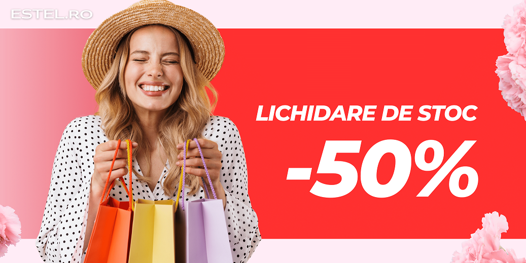 Lichidare de stoc la unele produse - reducere pana la 50%