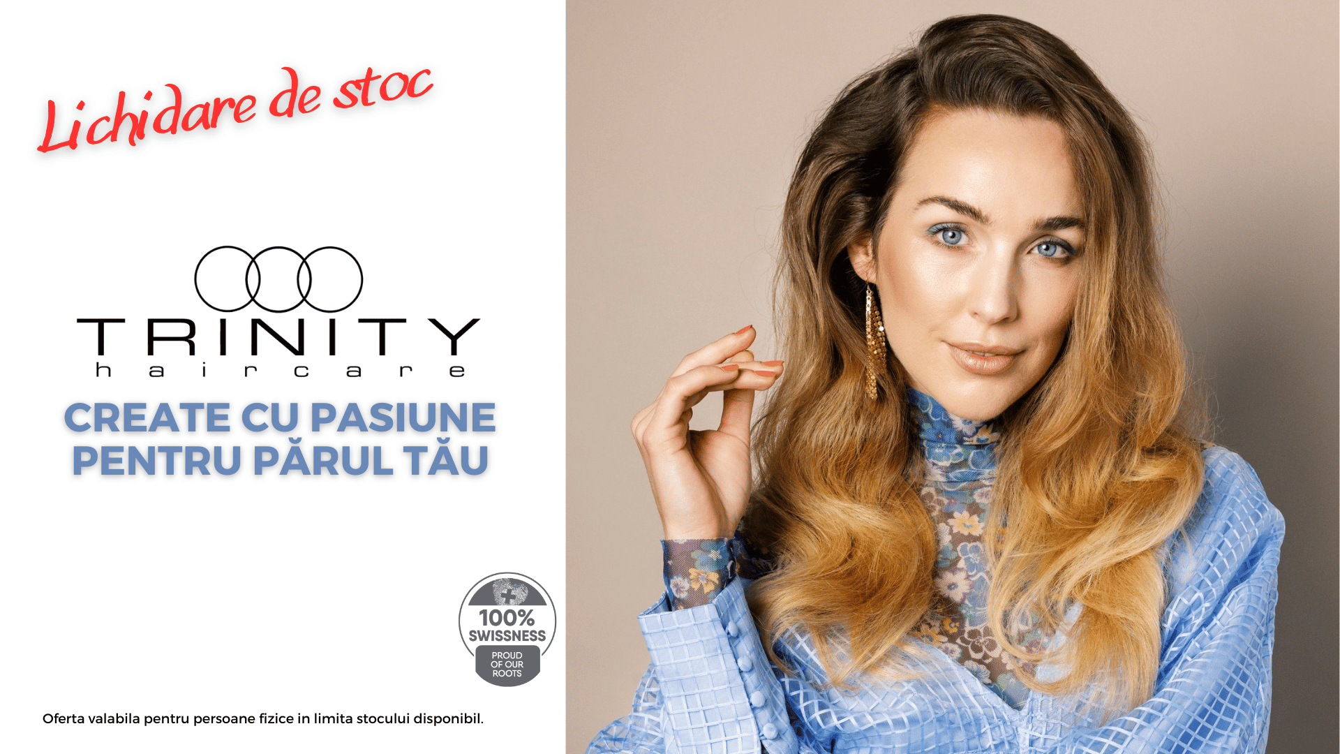 Pana la 70% reducere la produsele ingrijire Trinity si Tailors