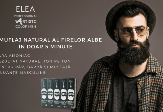 ARTISTO Color MEN ELEA Professional – camuflaj natural al firelor albe în doar 5 minute