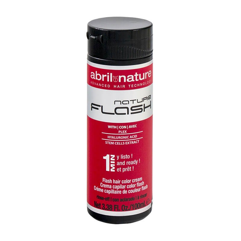 Masca coloranta semipermanenta cu acid hialuronic Nature Flash Abril et Nature 06 Rosu, 100 ml - 1 | YEO