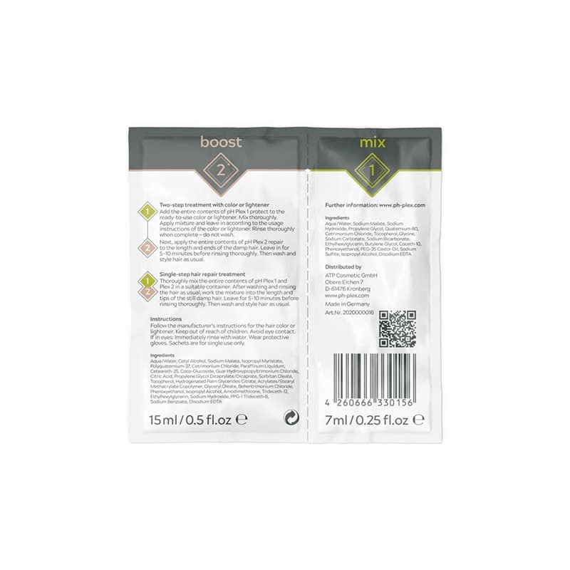 Set 2 plicuri pH Plex 1 protect + pH Plex 2 repair, 7/15ml - 2 | YEO