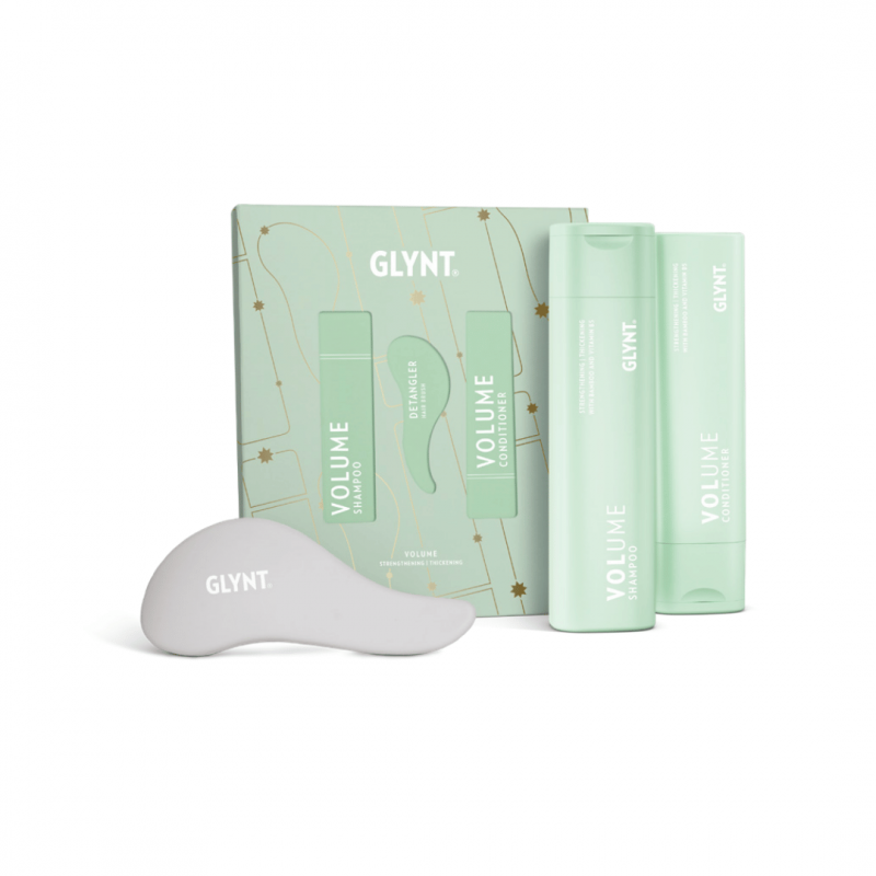 Set pentru par fin VOLUME Christmas 2025 GLYNT (Sampon 250 ml, Balsam 200 ml)