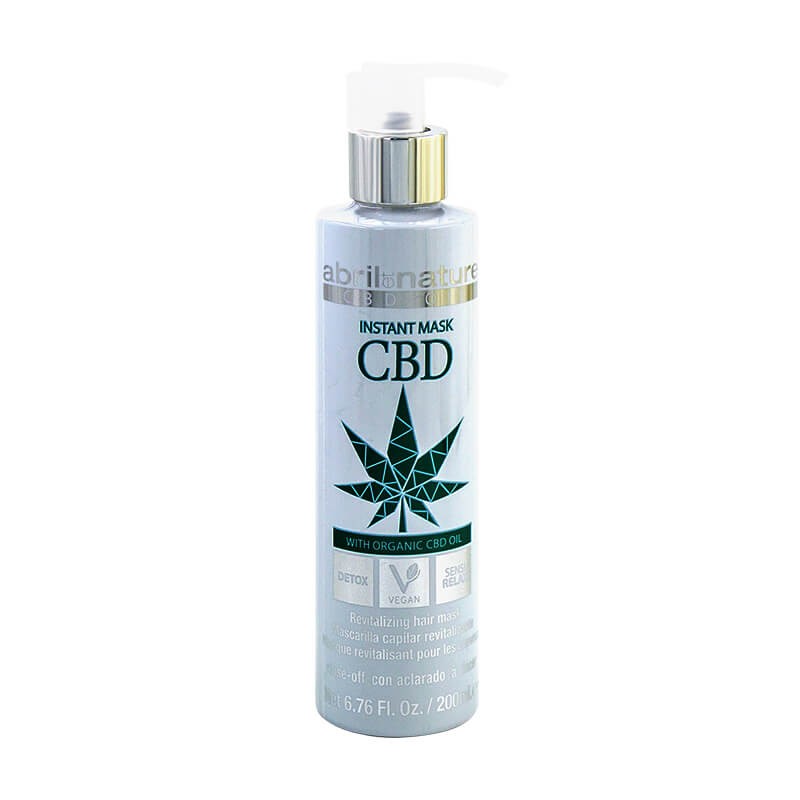 Abril Et Nature Nutrition Masca revitalizanta cu ulei organic din seminte de canepa pentru par cbd nutrition abril et nature, 200 ml