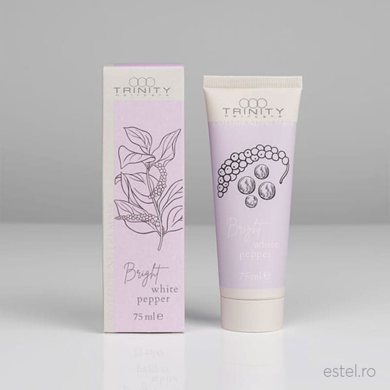 Masca nuantatoare pentru par Nutri Trinity Haircare, Piper Alb, 75 ml