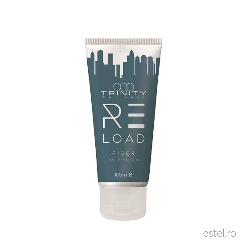 Crema texturizanta pentru par fin si subtire Fiber, fixare puternica, Reload Trinity Haircare, 100 ml 100 poza noua reduceri 2022