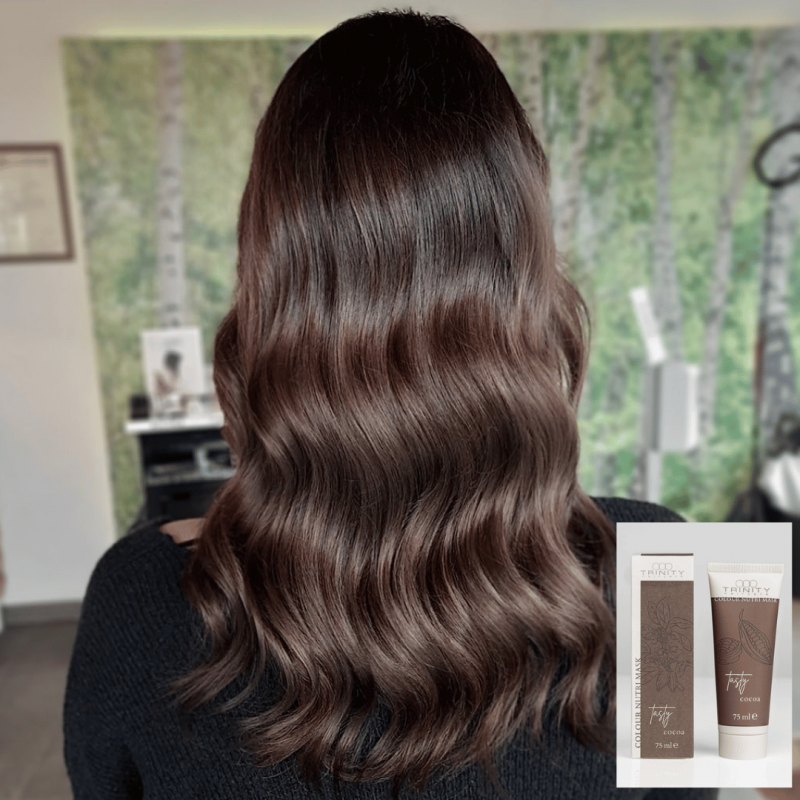 Masca nuantatoare pentru par Nutri Trinity Haircare, Cacao, 75 ml - 1 | YEO