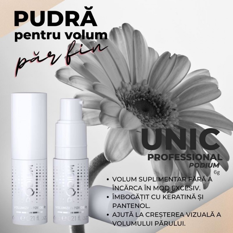 Pudra spray pentru volumul parului fin si subtire Volumizing Podium Unic Professional, 6 g - 1 | YEO