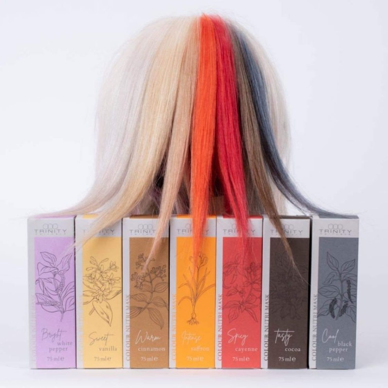 Masca nuantatoare pentru par Nutri Trinity Haircare, Cacao, 75 ml - 4 | YEO