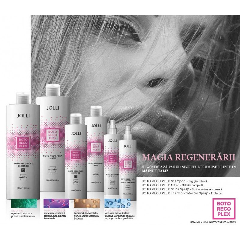 Masca regeneranta pentru par uscat si deteriorat JOLLI BOTO RECO PLEX, 250 ml - 1 | YEO