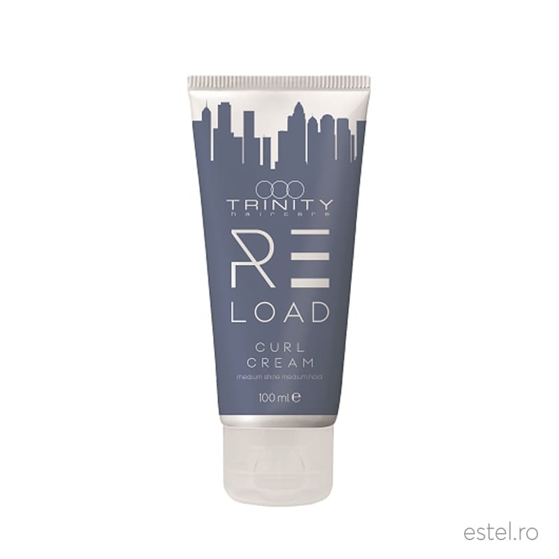 Crema pentru bucle, fixare medie, Reload Curl Cream Trinity, 100 ml