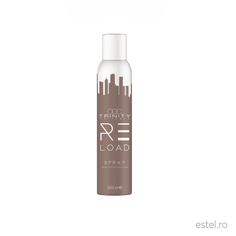 Spray pentru par, fixare elastica, Reload Trinity Haircare, 300 ml