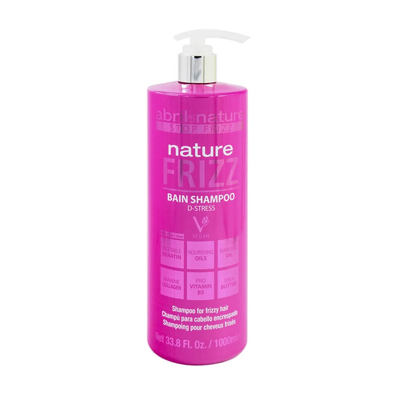 Sampon anti frizz si netezire pentru par gros si pufos correction abril et nature, 1000 ml