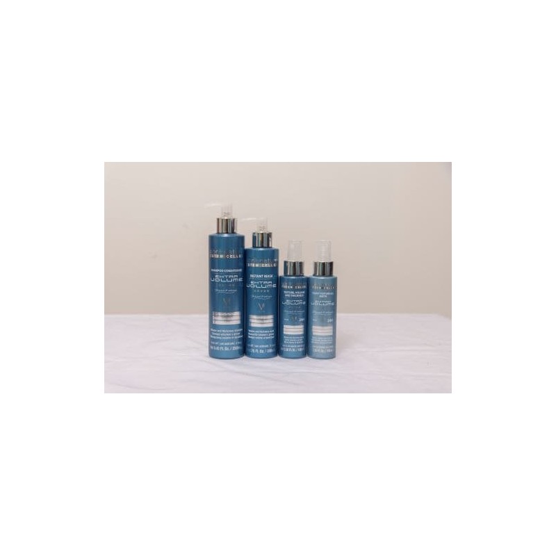 Pliculet Sampon pentru par fin Extra Volume Abril et Nature, 10 ml
