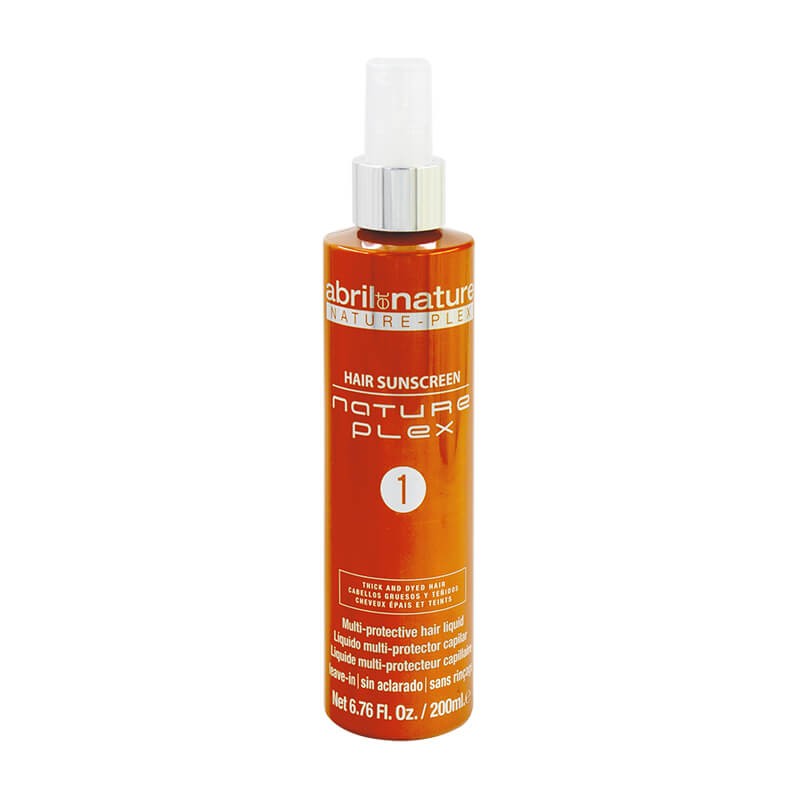 Spray protectie multifunctionala pentru parul gros si vopsit nature-plex abril et nature, 200 ml