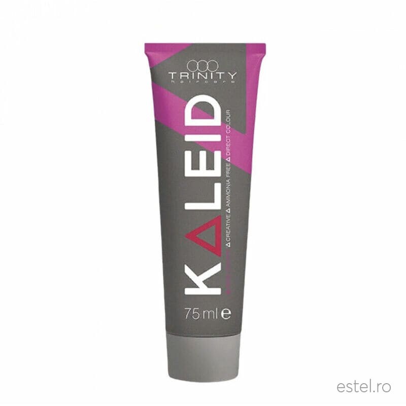 Pigment cu actiune directa cu efect de biolaminare Kaleid Trinity Haircare, Topaz Flamingo, 75 ml