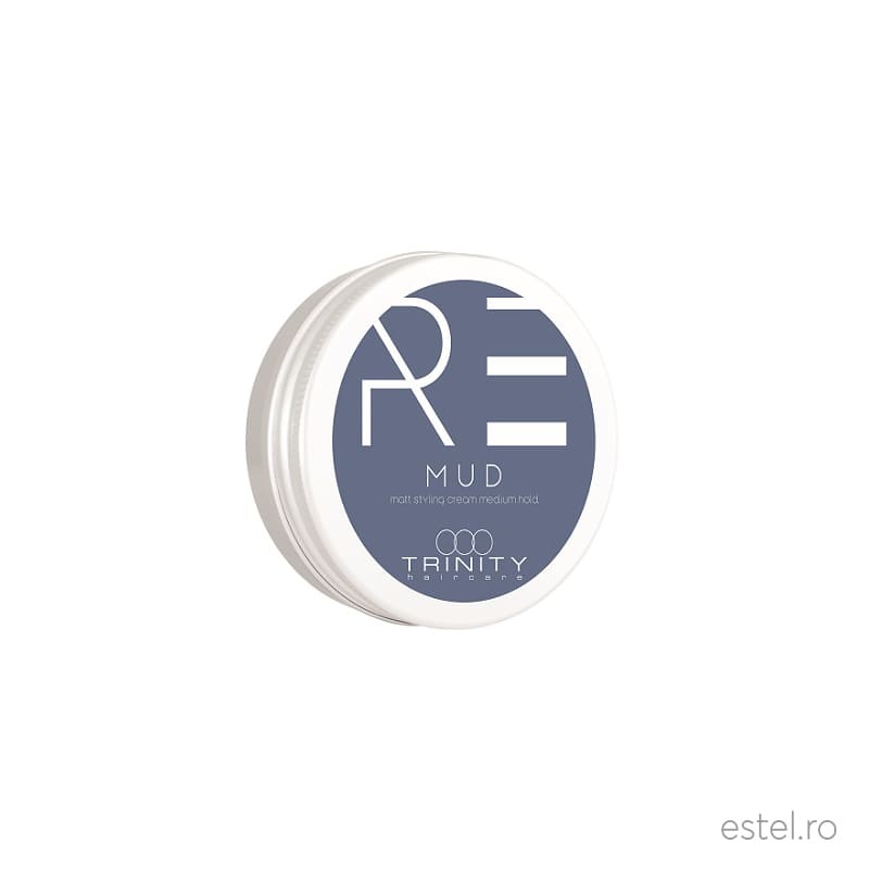 Argila crema pentru par, fixare medie, reload mud trinity haircare, 100 ml