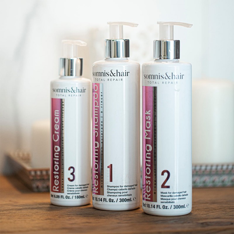 Ser spray pentru regenerare par deteriorat Restoring Somnis Hair, 180 ml - 3 | YEO