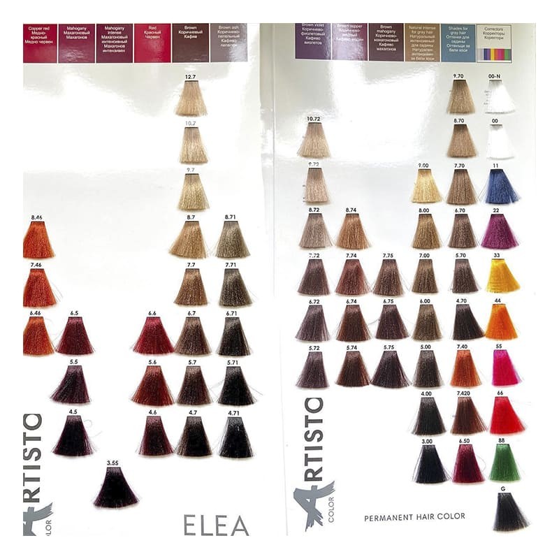 Vopsea permanenta pentru par Elea Professional Artisto Color, 3 Saten inchis, 100 ml - 3 | YEO
