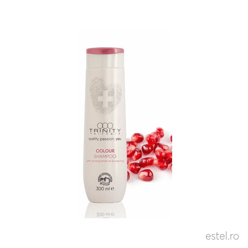 Sampon ingrijire complexa si protectie UV pentru par vopsit Essentials Colour Trinity Haircare, 300 ml Sampon ingrijire complexa si protectie UV pentru par vopsit Essentials Colour Trinity Haircare, 300 ml