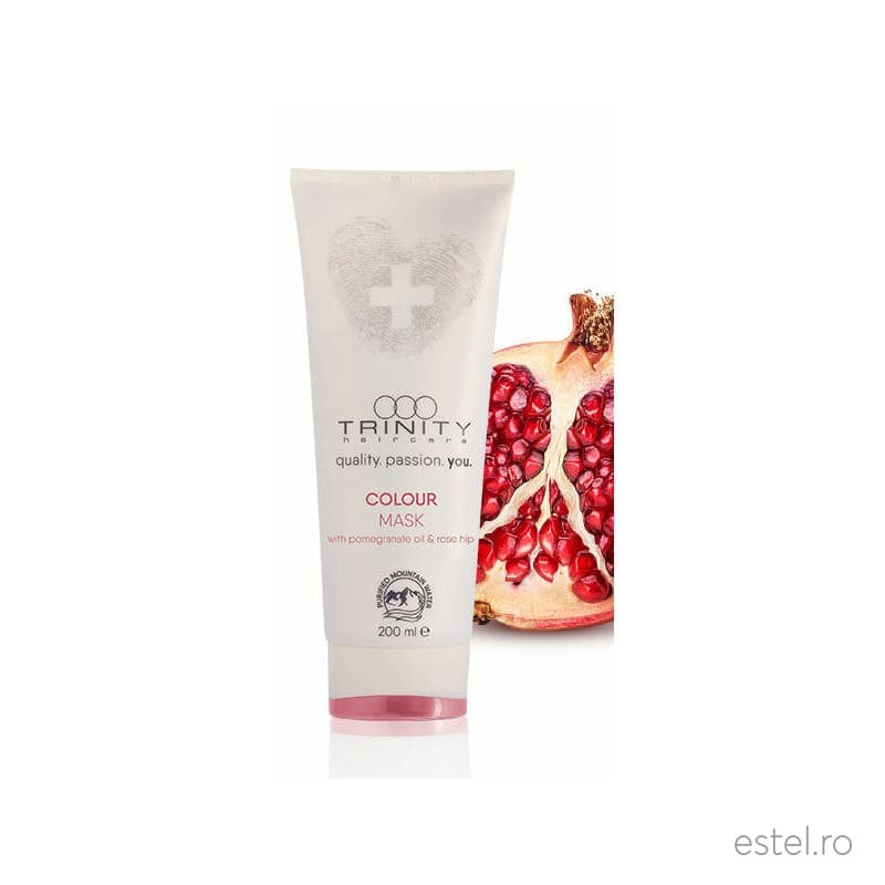 Masca ingrijire complexa si protectie UV pentru par vopsit Essentials Colour Trinity Haircare, 200 ml Masca ingrijire complexa si protectie UV pentru par vopsit Essentials Colour Trinity Haircare, 200 ml