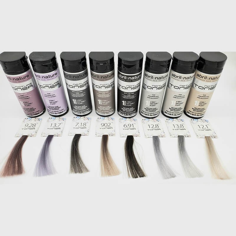 Masca nuantatoare cu acid hialuronic pentru par Nature Tonner Abril et Nature 13.7 Blond ultra deschis violet, 100 ml - 1 | YEO