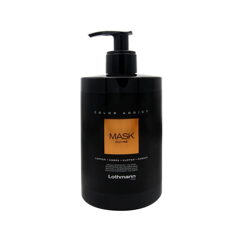 Masca nuantatoare pentru par aramiu Copper Color Addict Lothmann, 450 ml - 1 | YEO