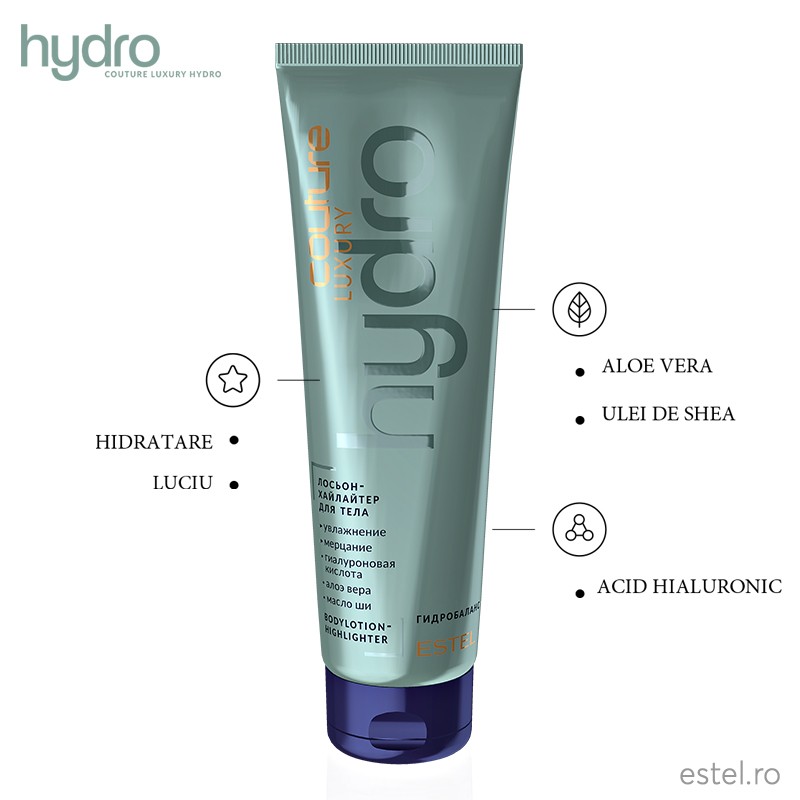 Lotiune Iluminatoare pentru corp LUXURY HYDROBALANCE ESTEL HAUTE COUTURE, 150 ml - 1 | YEO