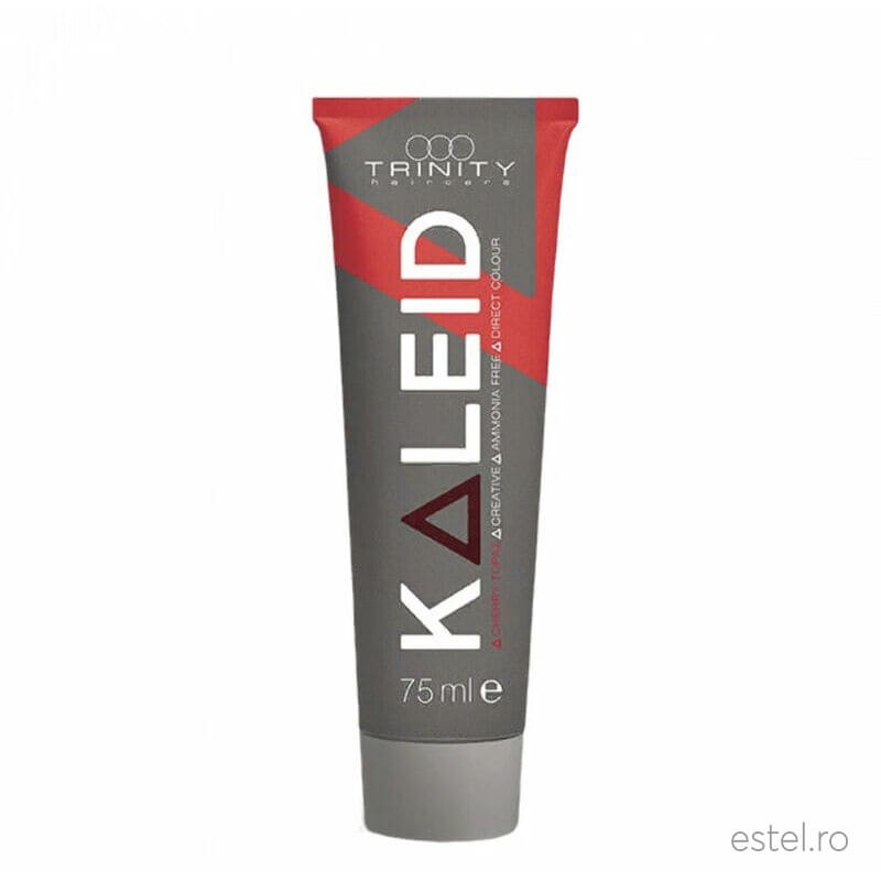 Pigment cu actiune directa cu efect de biolaminare Kaleid Trinity Haircare, Topaz visina, 75 ml