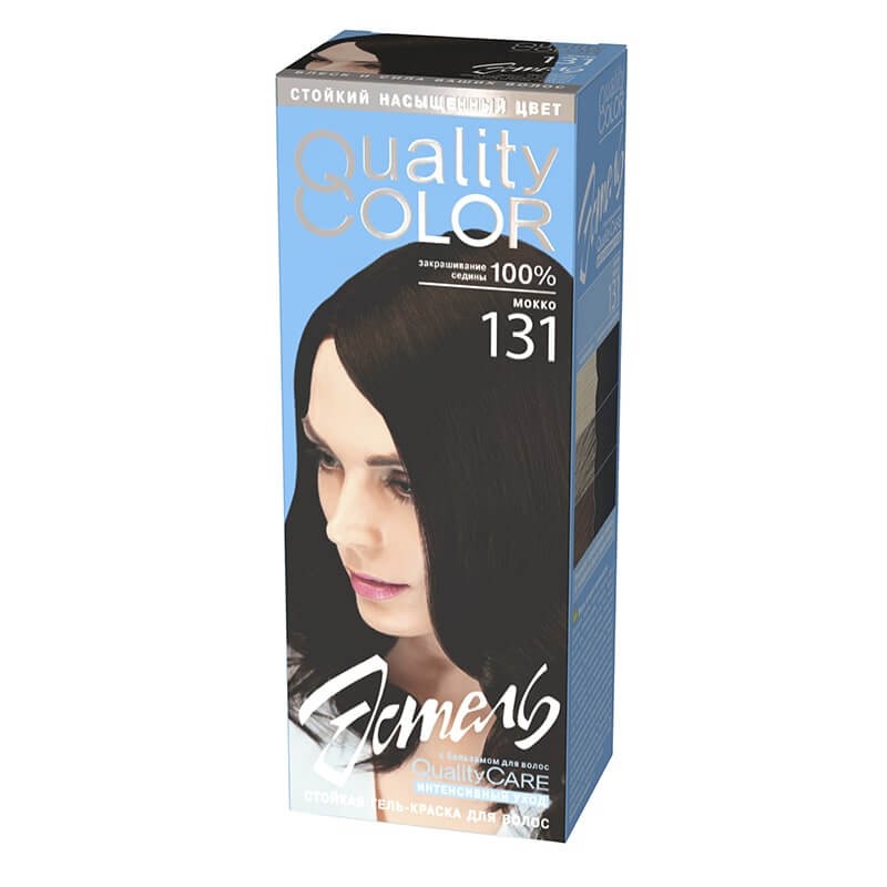 Vopsea-gel permanenta pentru par ESTEL Quality Color 131, Mocco 131 poza noua reduceri 2022