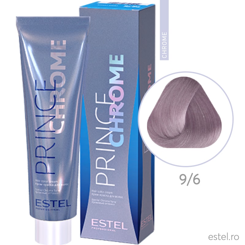 Prince Chrome Vopsea crema pt par 9/6 blond violet 100ml