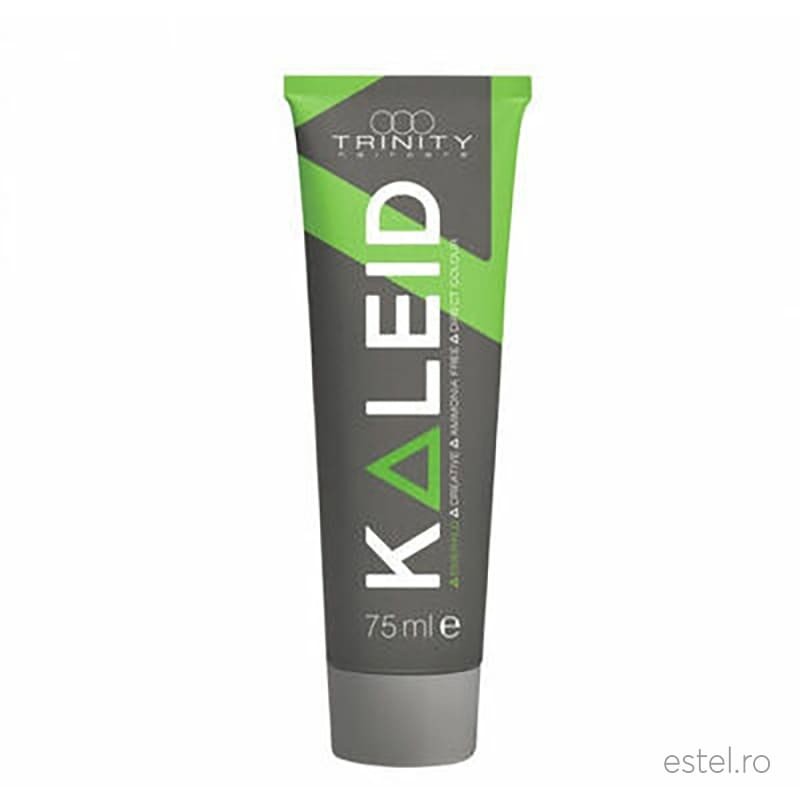 Pigment cu actiune directa cu efect de biolaminare Kaleid Trinity Haircare, Smarald, 75 ml