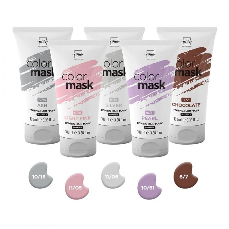 Masca nuantatoare pentru par Color Mask Unic Professional, 8/76 Maroniu-violet, 100 ml - 1 | YEO