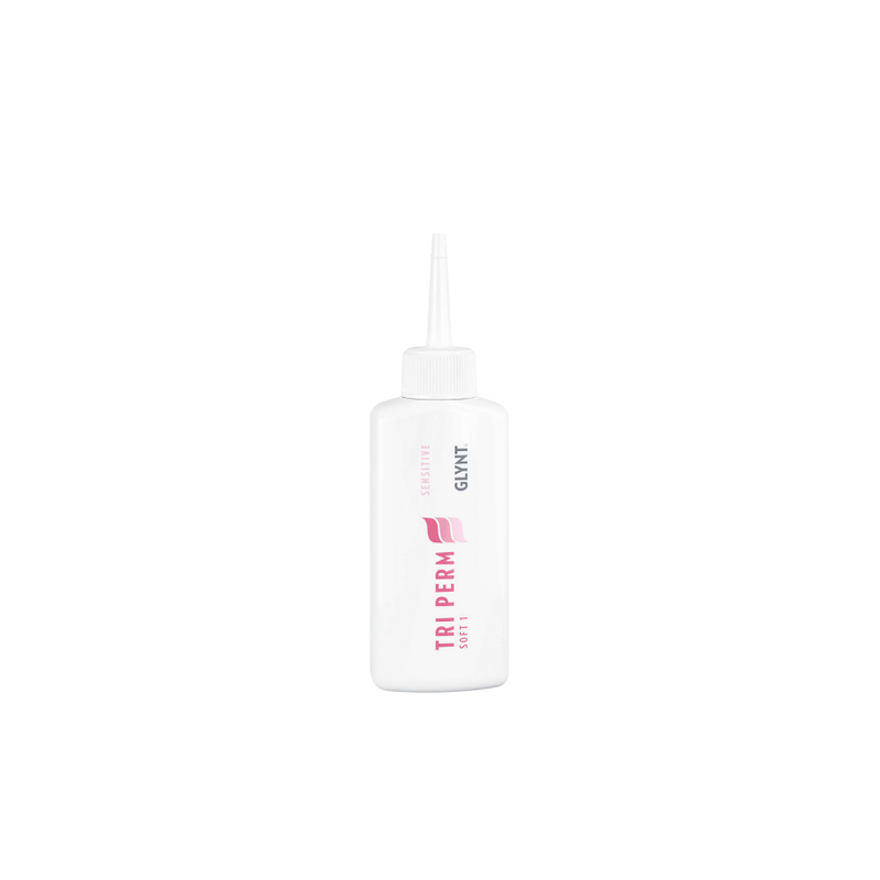 Solutie pentru ondularea permanenta pentru par normal TRI PERM Sensitive Soft 1 Glynt, 75 ml