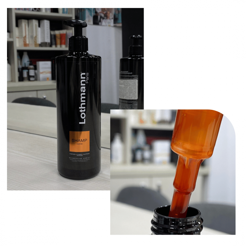 Masca nuantatoare pentru par aramiu Copper Color Addict Lothmann, 450 ml - 5 | YEO