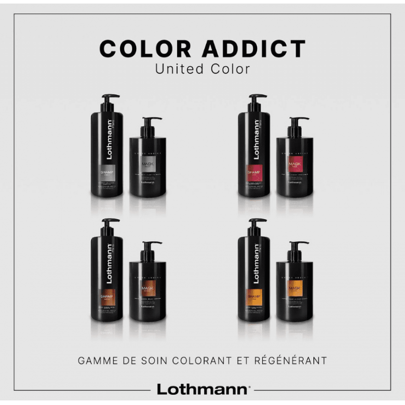 Masca nuantatoare pentru par aramiu Copper Color Addict Lothmann, 450 ml - 3 | YEO