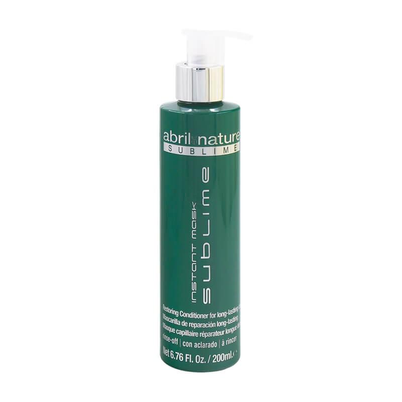 Masca regeneratoare cu celule stem si acid hialuronic pentru par gros si deteriorat sublime abril et nature, 200 ml