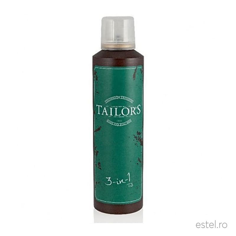 Sampon pentru par, corp si barbierit 3 in 1 tailors, 200 ml