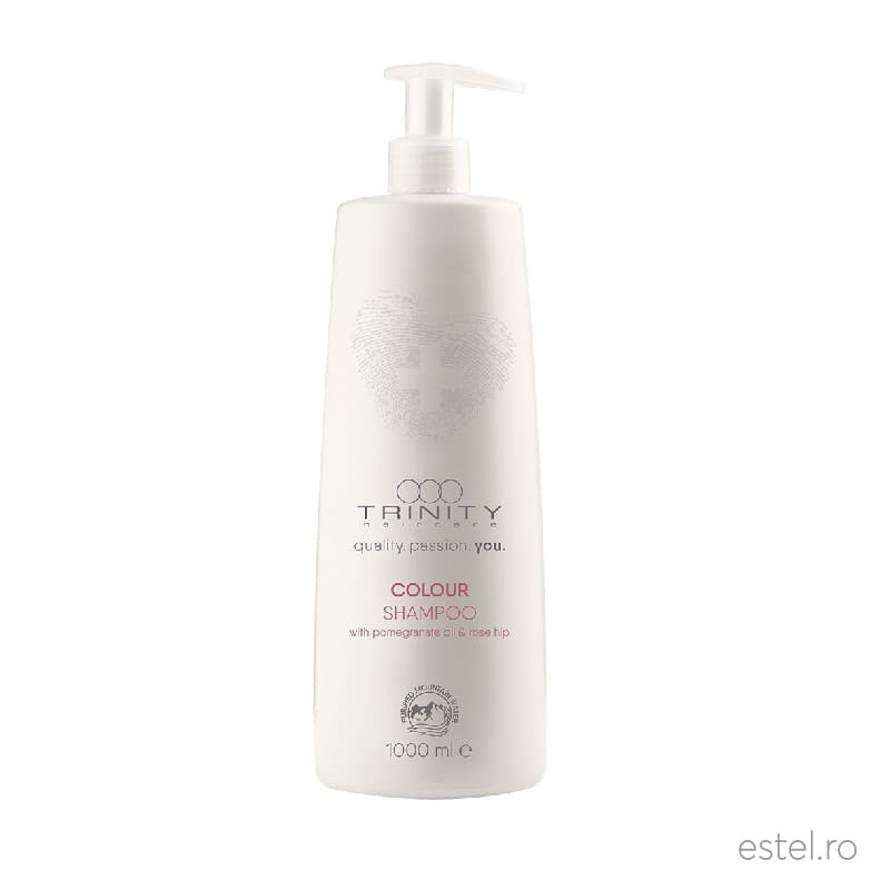 Sampon ingrijire complexa si protectie uv pentru par vopsit essentials colour trinity haircare, 1000 ml