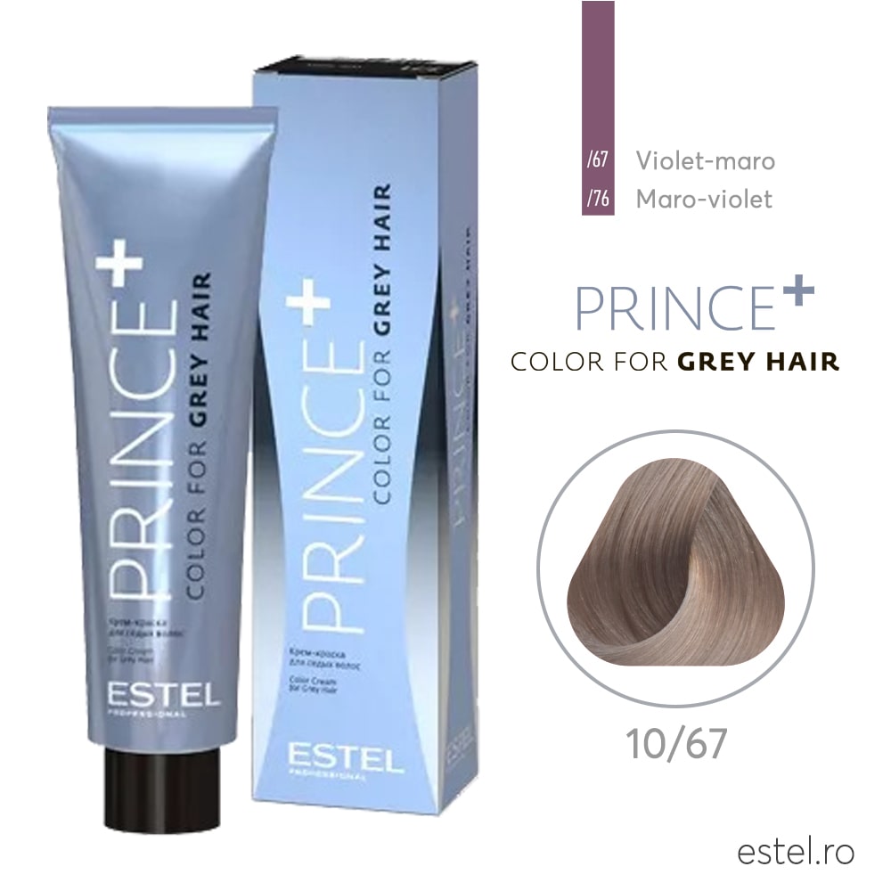pronunciation Skilled strong Vopsea-crema permanenta pentru par alb Estel PRINCE+, 10/67 Blond deschis violet-maroniu, 100 ml pronunciation Skilled strong Vopsea-crema permanenta pentru par alb Estel PRINCE+, 10/67 Blond deschis violet-maroniu, 100 ml