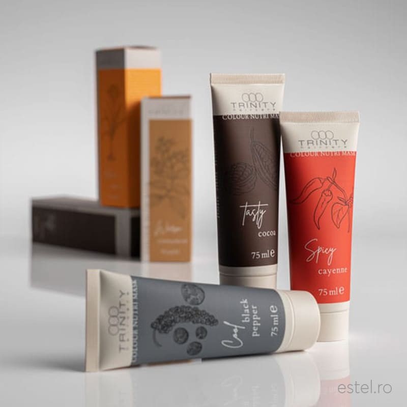 Masca nuantatoare pentru par Nutri Trinity Haircare, Cacao, 75 ml - 2 | YEO
