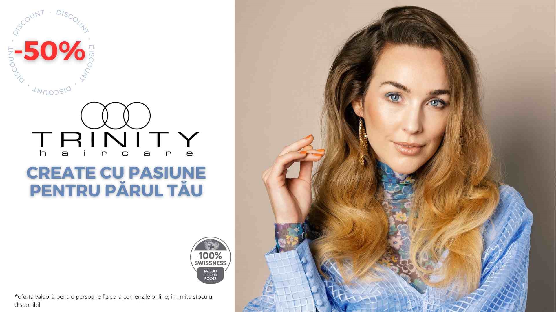 Pana la 75% reducere la produsele ingrijire Trinity si Tailors