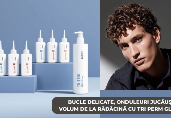 Bucle delicate, onduleuri jucăușe și volum de la rădăcină cu TRI Perm Glynt!
